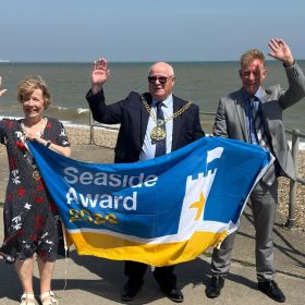 27th May, Raising the Blue Flag on Sheppey 
